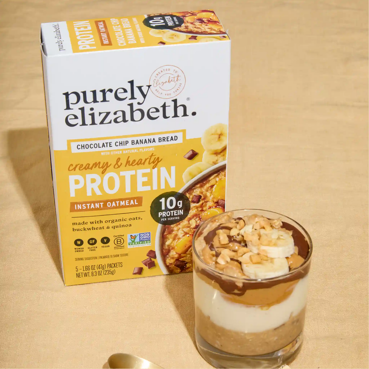 Chocolate Chip Banana Bread Instant Protein Oatmeal